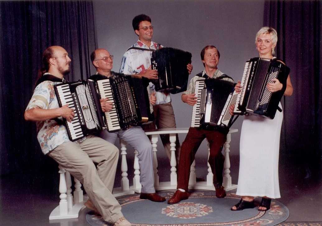 Baltic International Accordion Quintet in Palanga, 2001
