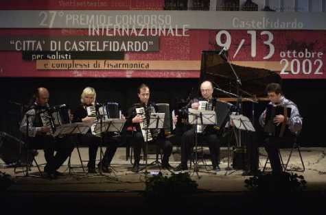 Baltic International Accordion Quintet in Castelfidardo, 2002